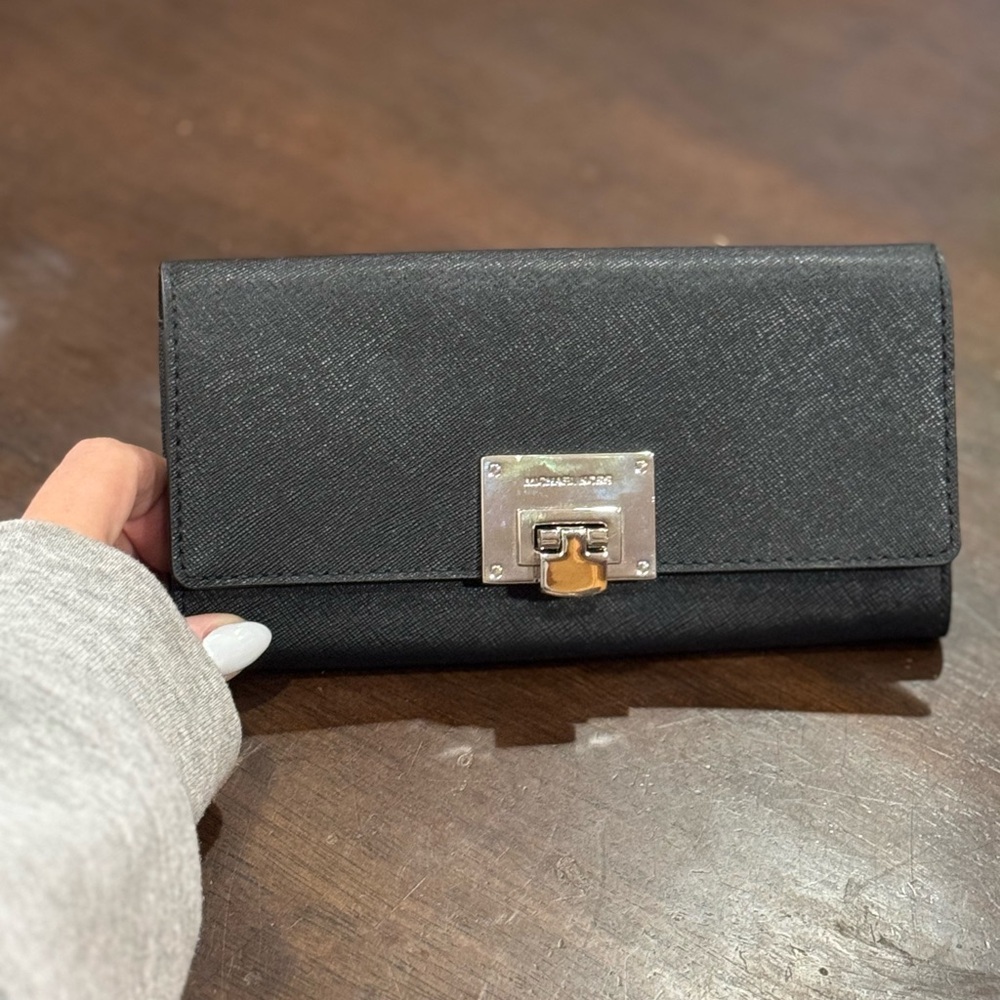 Michael Kors Black Leather Wallet